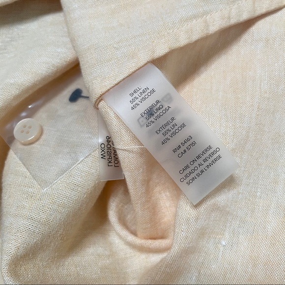 Karl Lagerfeld linen button down - Picture 6 of 6